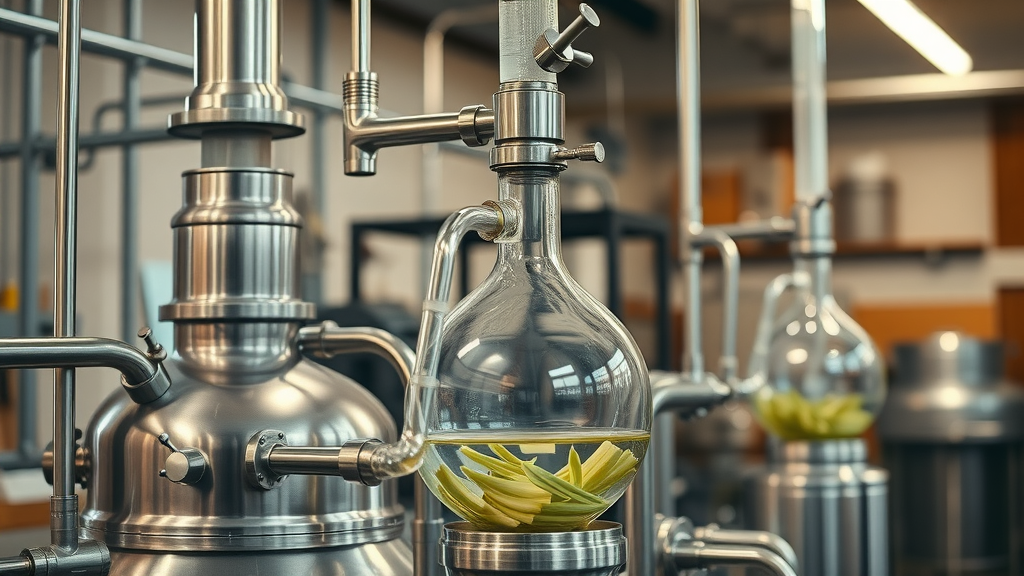 Steam distillation apparatus for profiting from essential oils in lemongrass production