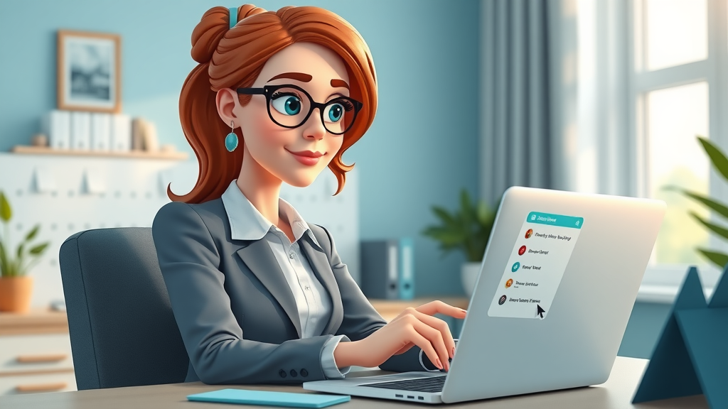 Focused woman executive multitasking with digital calendar and video call in a stylish home office. work-life balance for women in leadership positions.