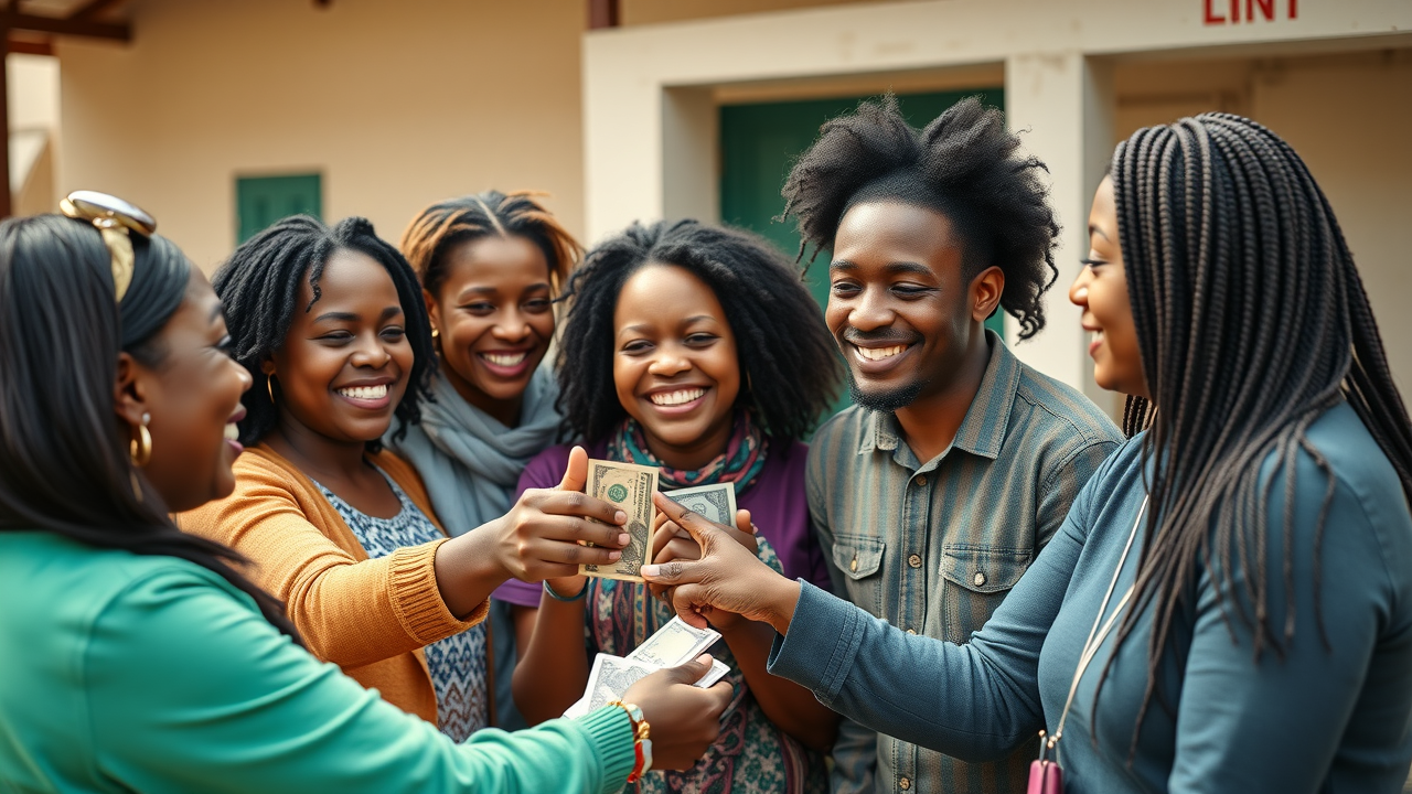 Community Group Collective Efforts to Raise Business Capital