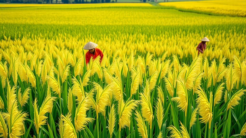 Vibrant lemongrass fields in Africa showing value addition in African agriculture