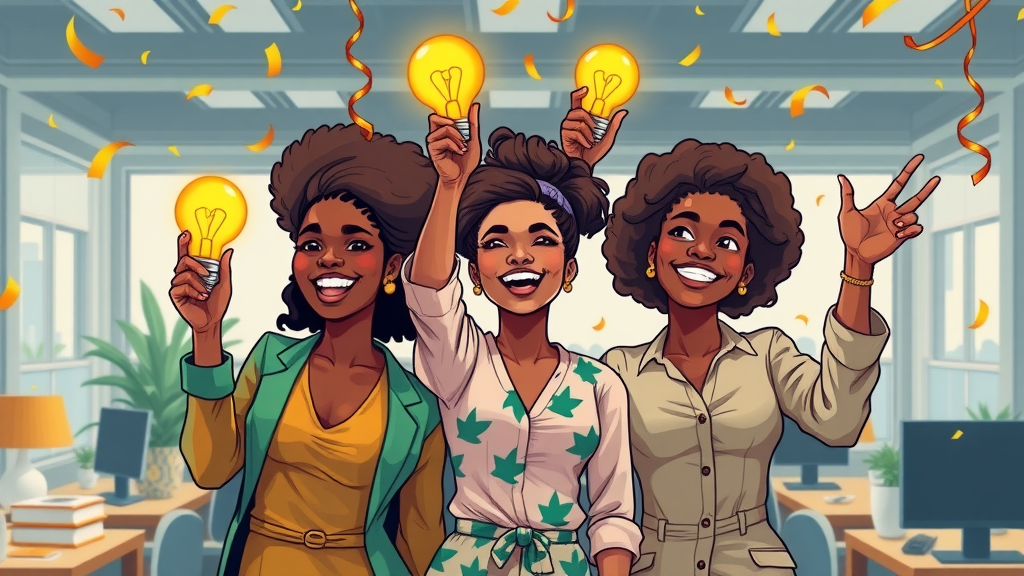 African women entrepreneurs celebrating funding from female-led VC funds Africa