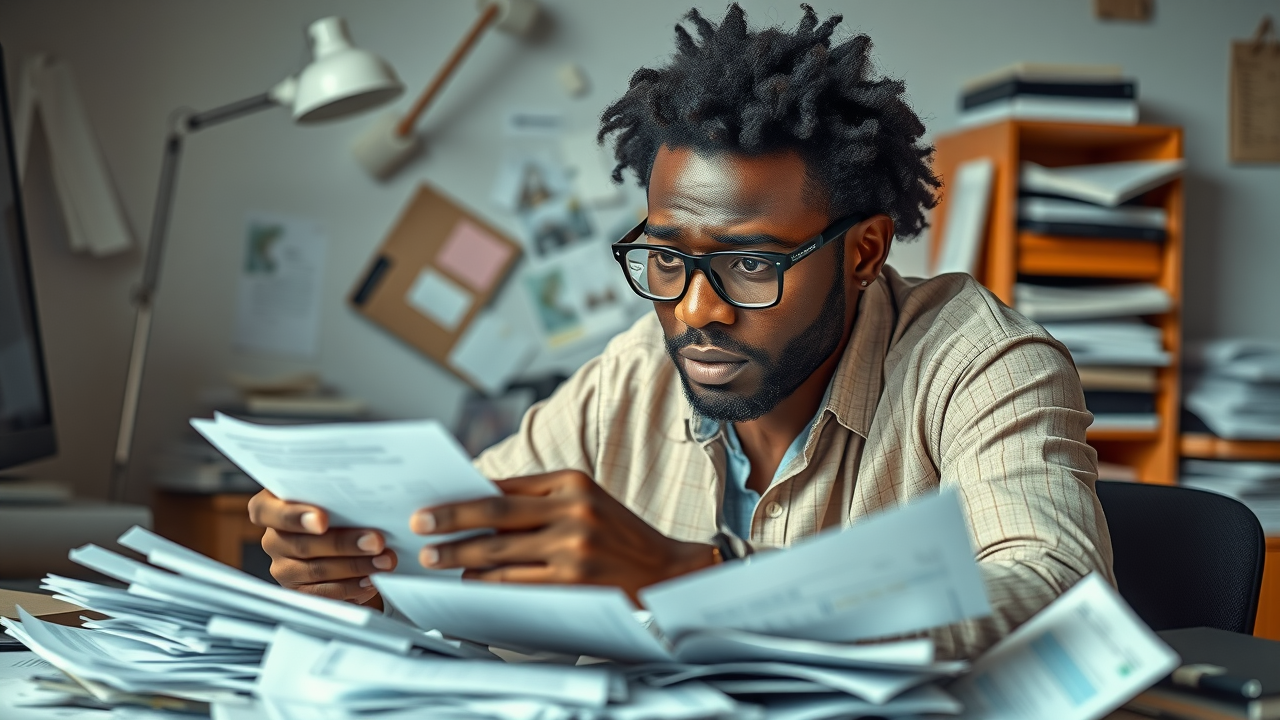 Small business owner facing challenges from poor money systems for small business management