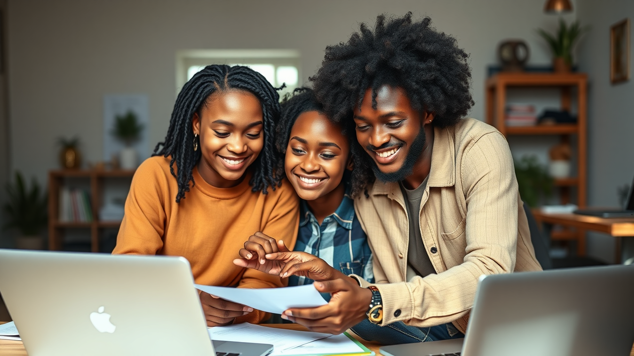 Supportive siblings building trust in business capital for a small business