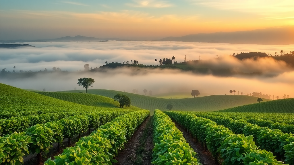 Profiting from essential oils with lush Ugandan farmland growing aromatic herbs