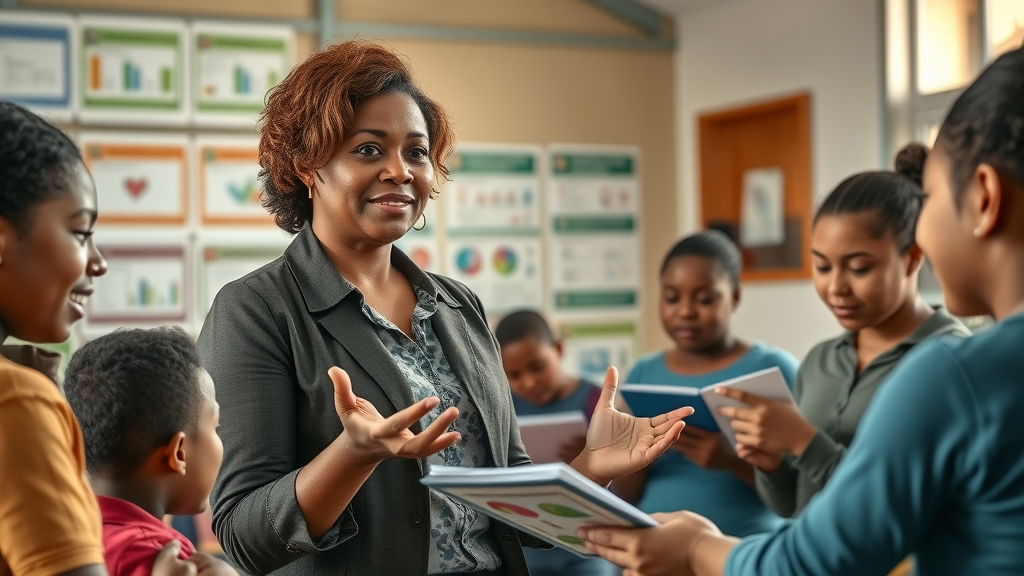 Determined female leader Ritah Nakiganda inspiring women and children in financial literacy workshop