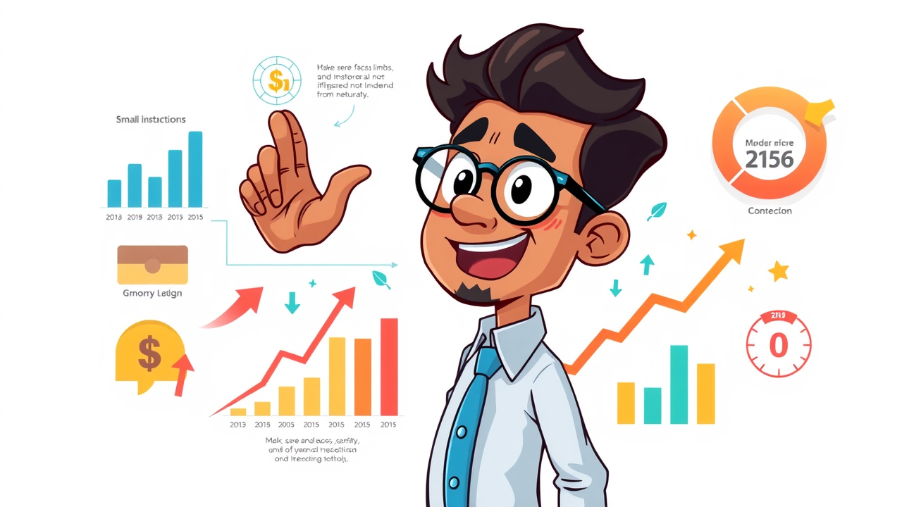 Money systems small business infographic showing financial statistics and growth charts