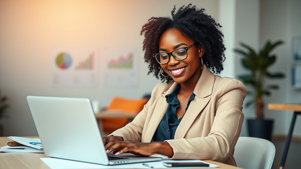 Small Business Owner Managing Money Systems to Raise Business Capital